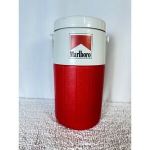 Vintage Marlboro Coleman Insulated Jug Cooler Red White‎